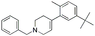 1-Benzyl-4-(5-tert-butyl-2-methyl-phenyl)-1,2,3,6-tetrahydro-pyridine 结构式