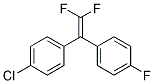 1-[2,2-DIFLUORO-1-(4-CHLOROPHENYL)VINYL]-4-FLUOROBENZENE 结构式