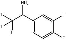 1-(3,4-二氟苯基)-2,2,2-三氟乙-1-胺 结构式