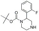 2-(2-FLUORO-PHENYL)-PIPERAZINE-1-CARBOXYLIC ACID TERT-BUTYL ESTER 结构式