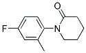 1-(4-FLUORO-2-METHYL-PHENYL)-PIPERIDIN-2-ONE 结构式