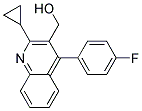 (2-CYCLOPROPYL-4-(4-FLUOROPHENYL)QUINOLIN-3-YL)METHANOL 结构式