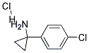 1-(4-chlorophenyl)cyclopropan-1-aminehydrochloride