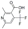 2,6-DIMETHYL-4-TRIFLUOROMETHYL-NICOTINIC ACID 结构式
