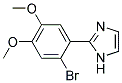 2-(2-Bromo-4,5-dimethoxy-phenyl)-1H-imidazole 结构式