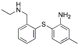 2-[(2-AMINO-4-METHYLPHENYL)THIO]-N-ETHYL-BENZENEMETHANAMINE 结构式