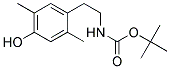 [2-(4-HYDROXY-2,5-DIMETHYL-PHENYL)-ETHYL]-CARBAMIC ACID TERT-BUTYL ESTER 结构式