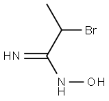 2-Bromo-N-hydroxy-propionamidine 结构式