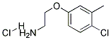 2-(4-CHLORO-3-METHYLPHENOXY)ETHYLAMINE HYDROCHLORIDE 结构式