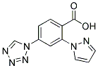 2-(1H-PYRAZOL-1-YL)-4-(1H-TETRAZOL-1-YL)BENZOIC ACID 结构式