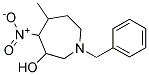 1-BENZYL-5-METHYL-4-NITRO-AZEPAN-3-OL 结构式