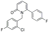 1-(2-CHLORO-4-FLUOROBENZYL)-6-(4-FLUOROPHENYL)PYRIDIN-2(1H)-ONE 结构式