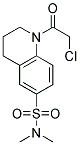 1-(CHLOROACETYL)-N,N-DIMETHYL-1,2,3,4-TETRAHYDROQUINOLINE-6-SULFONAMIDE 结构式