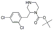 2-(2,4-DICHLORO-BENZYL)-PIPERAZINE-1-CARBOXYLIC ACID TERT-BUTYL ESTER 结构式