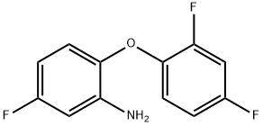 2-(2,4-DIFLUOROPHENOXY)-5-FLUOROANILINE 结构式