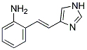 2-[2-(1H-IMIDAZOL-4-YL)-VINYL]-PHENYLAMINE 结构式