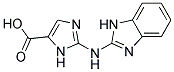 2-(1H-BENZOIMIDAZOL-2-YLAMINO)-3H-IMIDAZOLE-4-CARBOXYLIC ACID 结构式