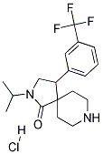 2-ISOPROPYL-4-(3-(TRIFLUOROMETHYL)PHENYL)-2,8-DIAZASPIRO[4.5]DECAN-1-ONE HYDROCHLORIDE 结构式