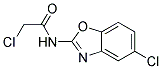 2-CHLORO-N-(5-CHLORO-BENZOOXAZOL-2-YL)-ACETAMIDE 结构式