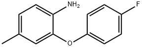 2-(4-FLUOROPHENOXY)-4-METHYLANILINE 结构式