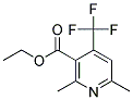 2,6-Dimethyl-4-trifluoromethyl-nicotinic acid ethyl ester 结构式