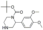 2-(3,4-DIMETHOXY-PHENYL)-PIPERAZINE-1-CARBOXYLIC ACID TERT-BUTYL ESTER 结构式