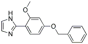 2-(4-BENZYLOXY-2-METHOXY-PHENYL)-1H-IMIDAZOLE 结构式