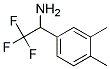 1-(3,4-二甲基苯基)-2,2,2-三氟乙烷-1-胺 结构式