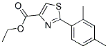 2-(2,4-DIMETHYL-PHENYL)-THIAZOLE-4-CARBOXYLIC ACID ETHYL ESTER 结构式