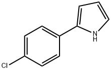 2-(4-氯苯基)吡咯 结构式