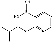 2-ISOBUTOXYPYRIDINE-3-BORONIC ACID 结构式