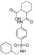 2-[4-(CYCLOHEXYL-METHYL-SULFAMOYL)-PHENYLCARBAMOYL]-CYCLOHEXANECARBOXYLIC ACID 结构式