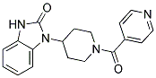 1-(1-ISONICOTINOYLPIPERIDIN-4-YL)-1,3-DIHYDRO-2H-BENZIMIDAZOL-2-ONE 结构式