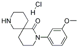 2-(3-METHOXYPHENYL)-2,8-DIAZASPIRO[5.5]UNDECAN-1-ONE HYDROCHLORIDE 结构式