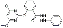 2-[(4,6-DIMETHOXYPYRIMIDIN-2-YL)OXY]BENZOIC ACID, 2-PHENYLHYDRAZIDE 结构式