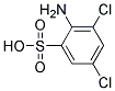 2,4-DICHLOROANILINE-6-SULFONIC ACID 结构式