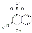 2-重氮-1-萘酚-4-磺酸钠 结构式