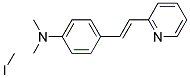 2-[4-(二甲氨基)苯乙烯基]碘化甲基吡啶 结构式