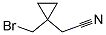 1-Bromomethyl-1-cyclopropaneaceto-nitrile  结构式