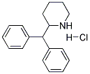 2-(Diphenylmethyl)piperidine hydrochloride 结构式