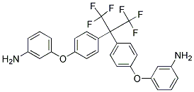 2,2-Bis[4-(3-Aminophenoxy)Phenyl]-1,1,1,3,3,3-Hexafluoropropane 结构式