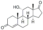 11alpha-Hydroxy-4-Androstene-3,17-Dione 结构式