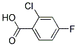 2-Chloro-4-Fluorbenzoic acid 结构式