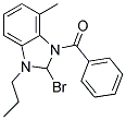 1-n-Propyl-3-benzoyl methyl benzimidazole bromide 结构式