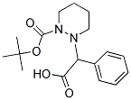 2-Phenyl-2-(tetrahydro-2H-pyridazin-1-yl)acetic acid, N2-BOC protected 结构式