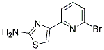 2-Amino-4-(6-bromopyridin-2-yl)-1,3-thiazole 结构式