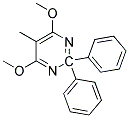 2,2-Diphenylmethyl-4,6-dimethoxypyrimidine 结构式