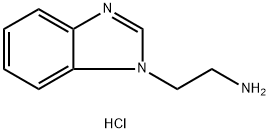 2-(1H-苯并[D]咪唑-1-基)乙烷-1-胺盐酸盐 结构式