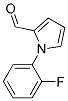 1-(2-Fluorophenyl)pyrrole-2-carboxaldehyde 结构式