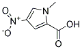 1-Methyl-4-nitro-2-pyrrolecarboxylic acid, 结构式